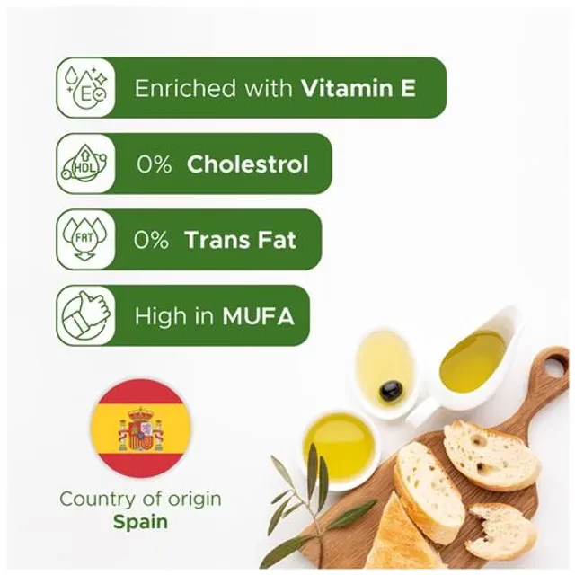 Figaro Olive Oil- Pure Olive Oil- Ideal for Indian Dishes- Imported from Spain, 2 L Tin-5.webp